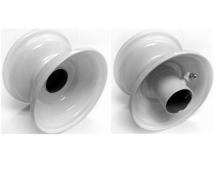 4 x 2½" Wheel - 5/8" Bearing 2" Offset Hub